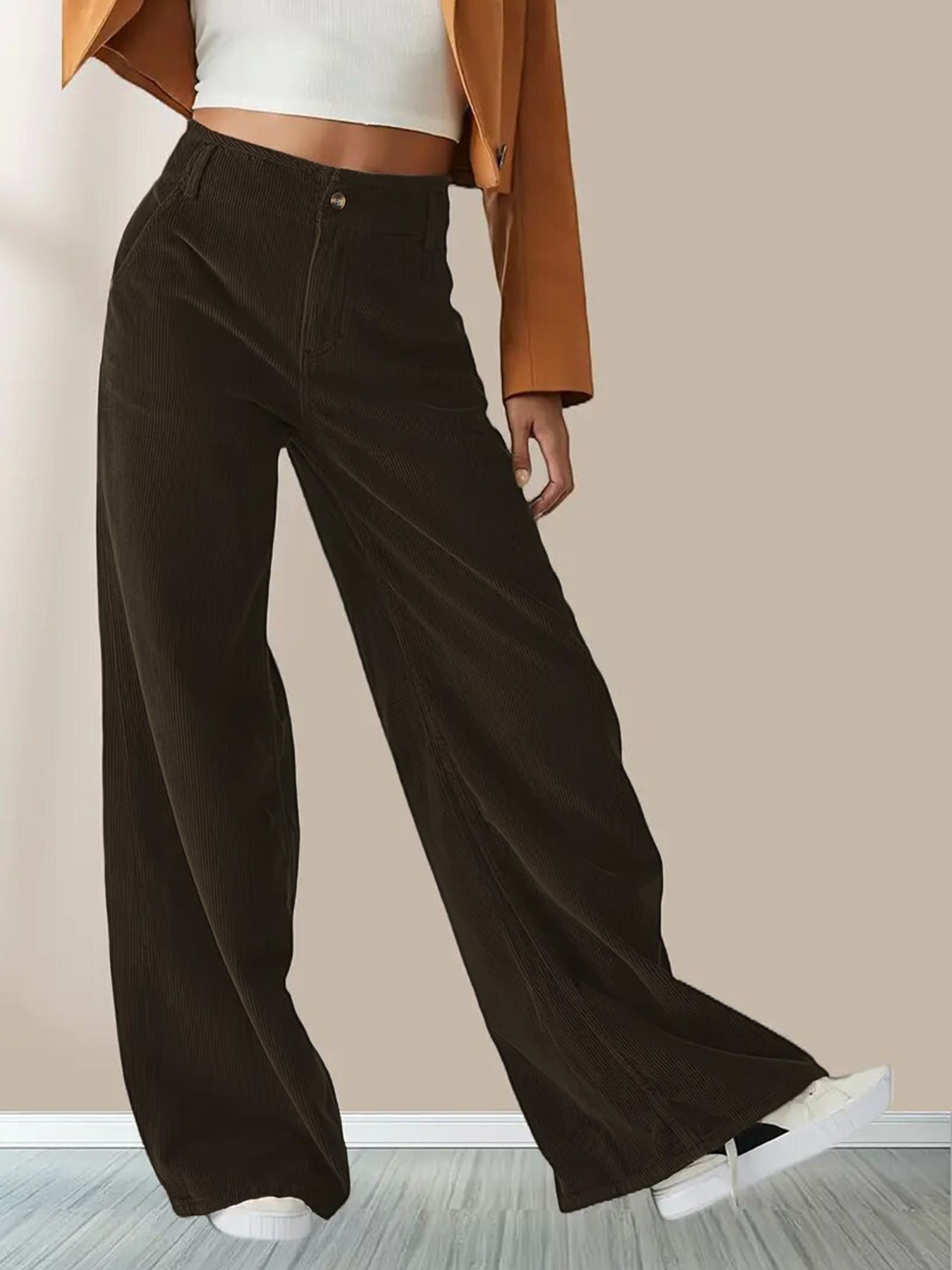 Pantalon ample et élégant pour femme taille haute par berg-feldt
