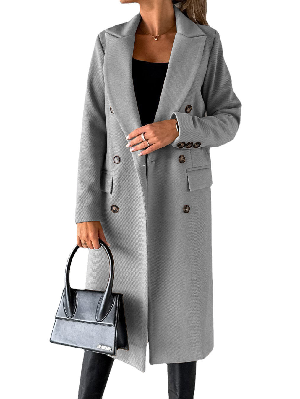 Manteau trench-coat élégant et intemporel pour femme, avec double boutonnage et poches pratiques Berg-Feldt