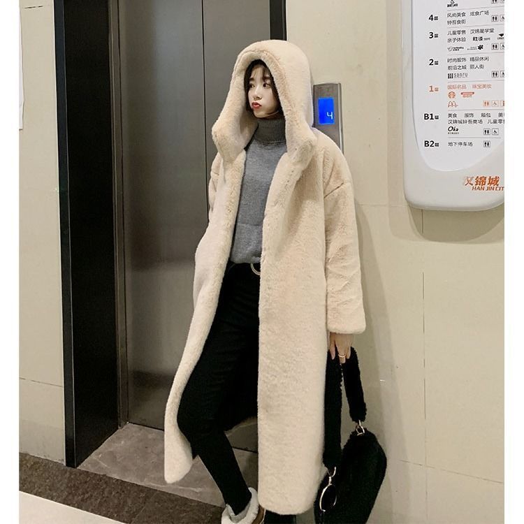 Manteau oversize douillet pour femme avec col montant et poches latérales Berg-Feldt