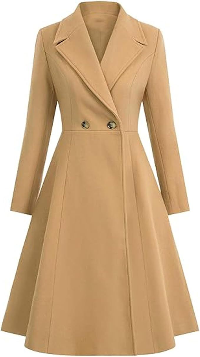 Manteau élégant oversize à double boutonnage Berg-Feldt pour femmes