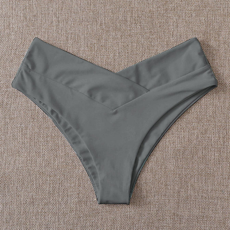 Bas de bikini femme taille haute coupe en V Berg-Feldt