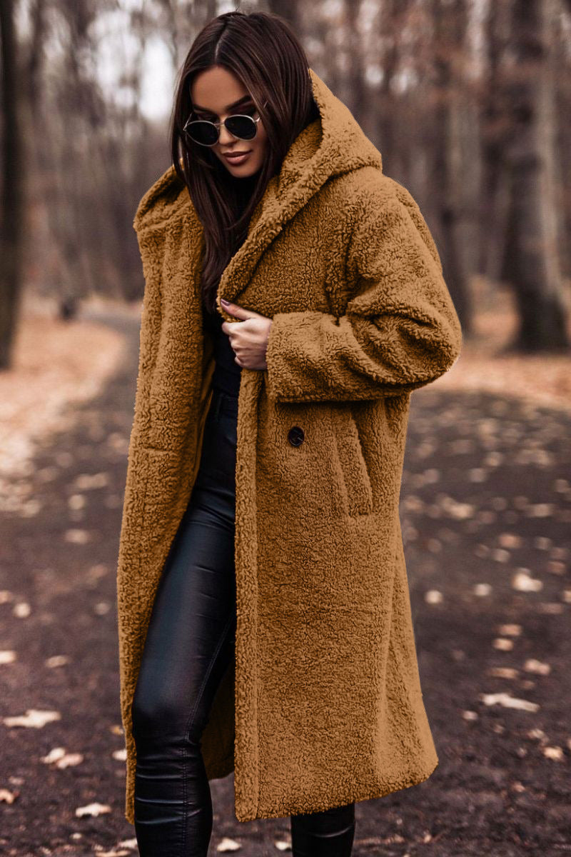 Manteau douillet teddy Berg-Feldt pour femmes