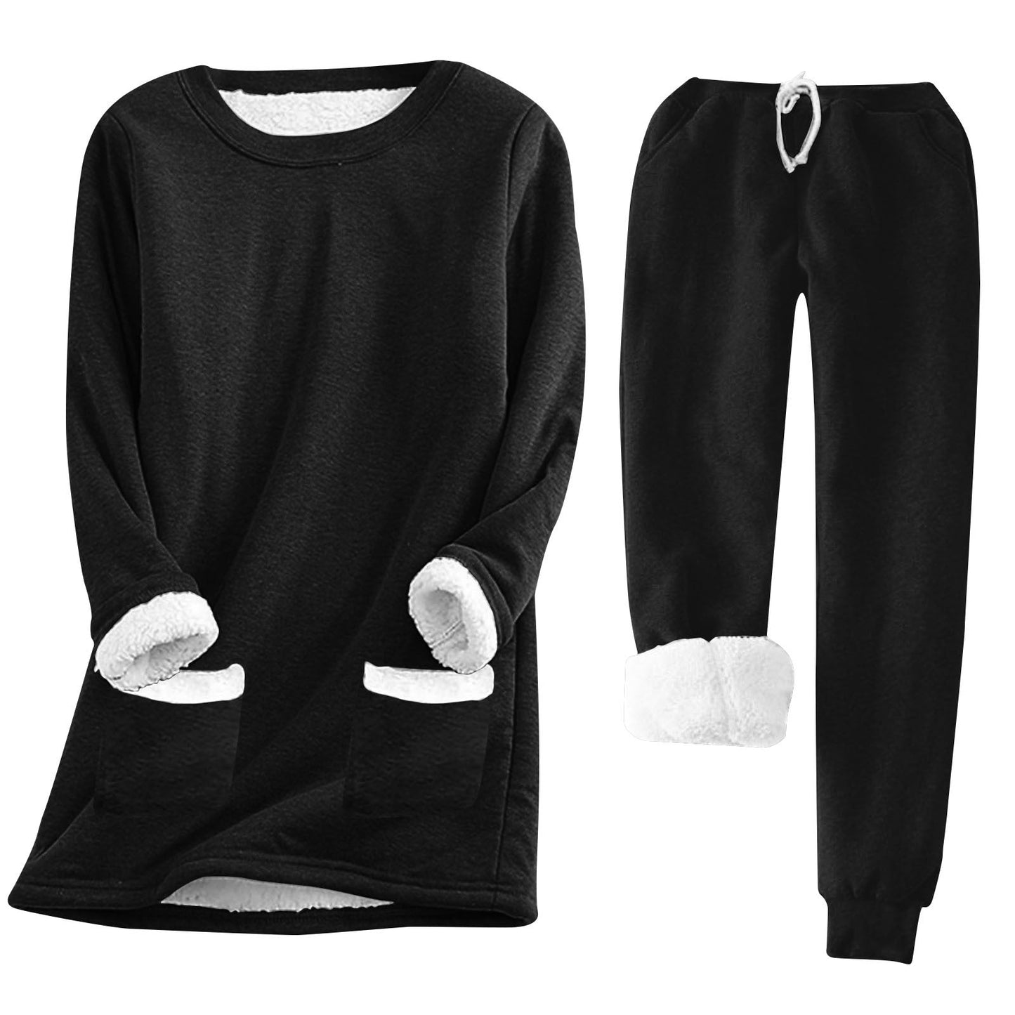 Ensemble de détente douillet pour femme avec intérieur polaire et poches pratiques Berg-Feldt