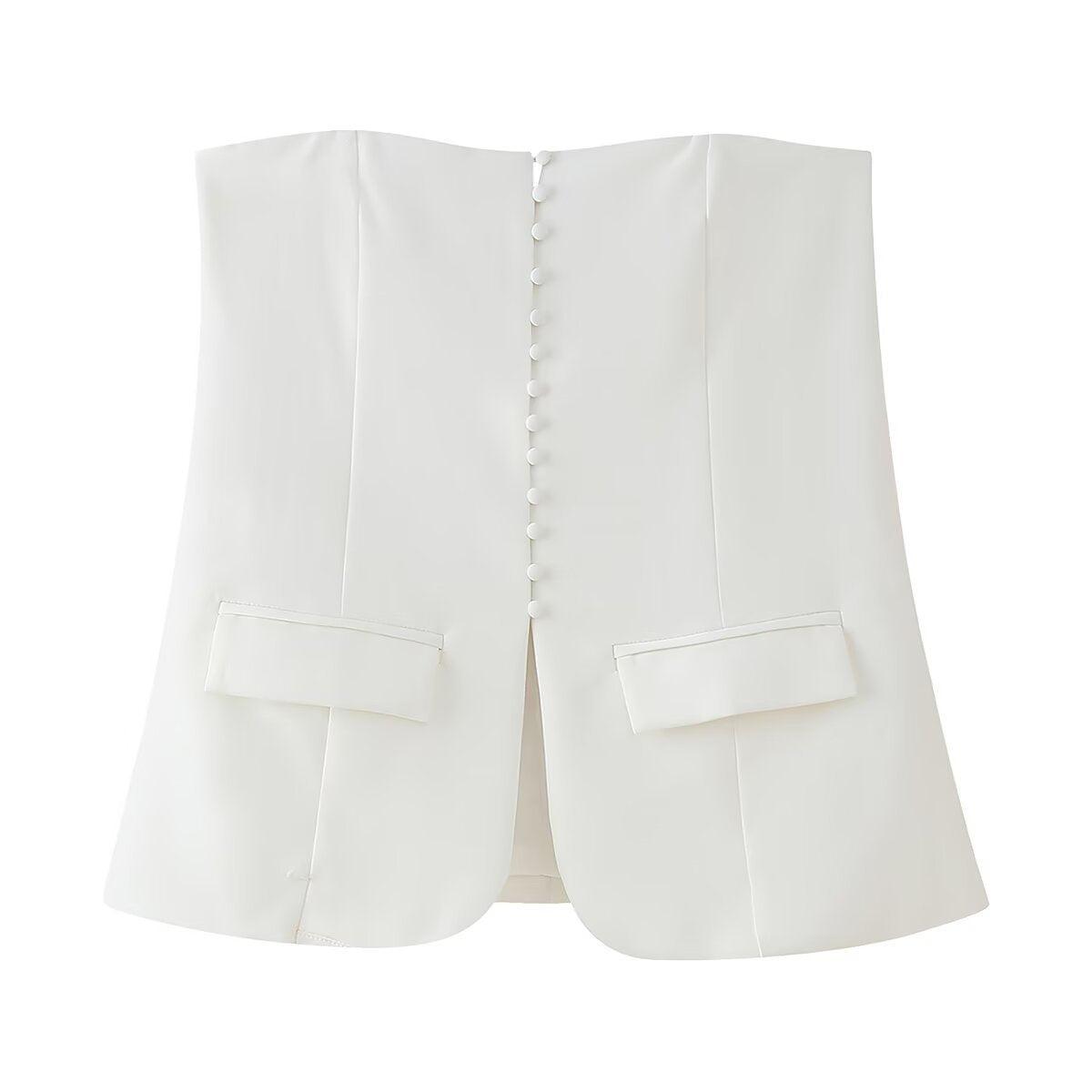 Haut de corset structuré en satin de berg-feldt pour femme