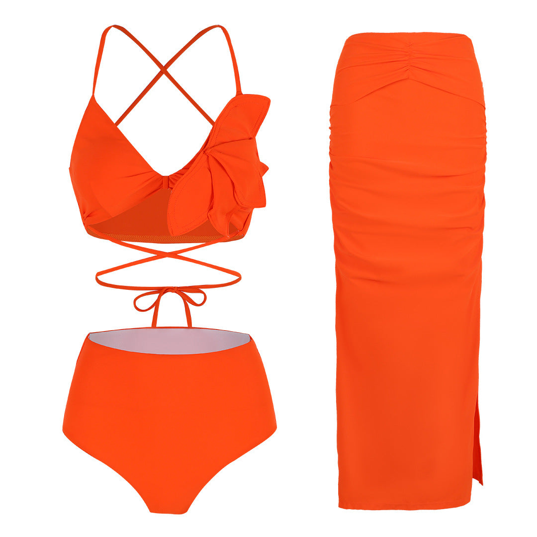 Elegantes, figurbetontes Damen Bikini-Set im Wickeldesign von berg-feldt