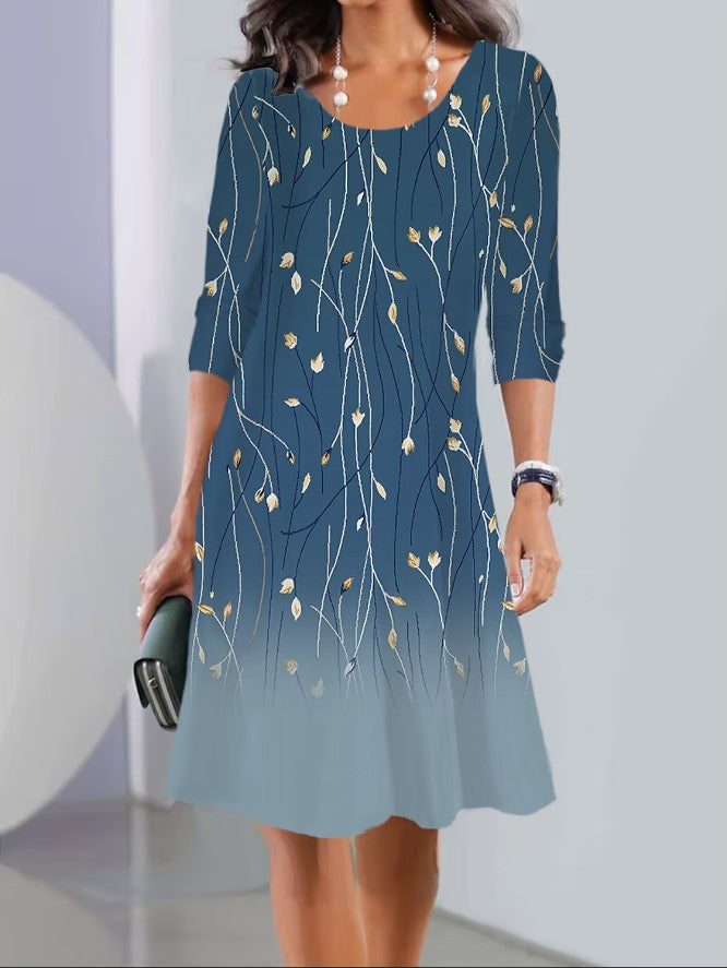 Robe décontractée à motif floral et coupe tendance par berg-feldt