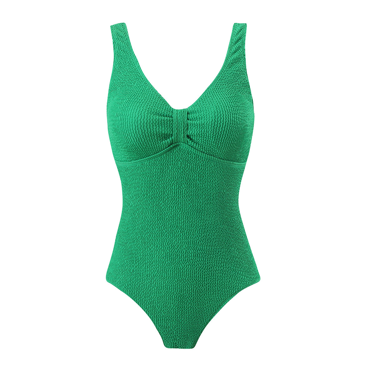 Maillot de bain femme Berg-Feldt, col en V et texturé