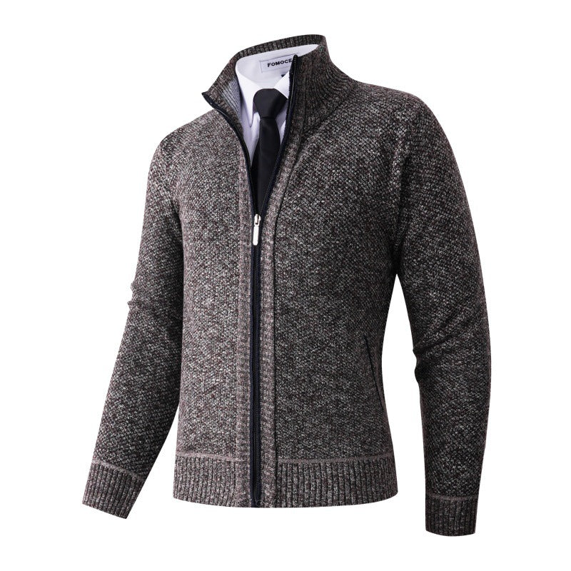 Cardigan stylé pour homme, col montant et poches pratiques, Berg-Feldt