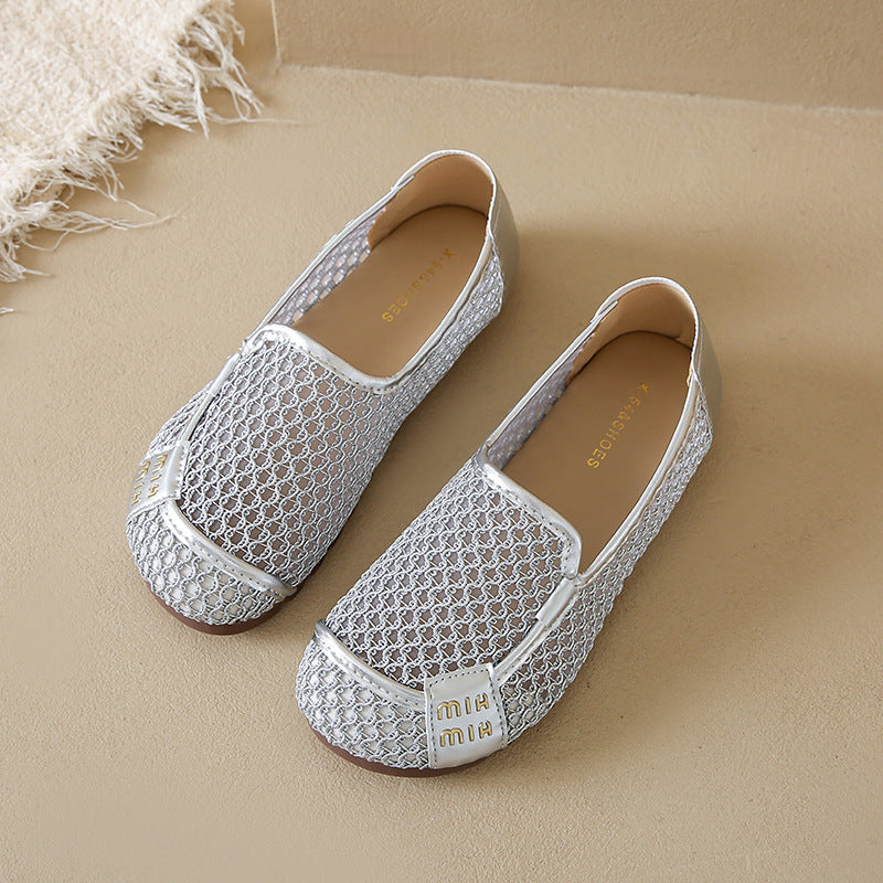 Bequeme Damen-Slipper aus Netzgewebe mit Fußbett von berg-feldt