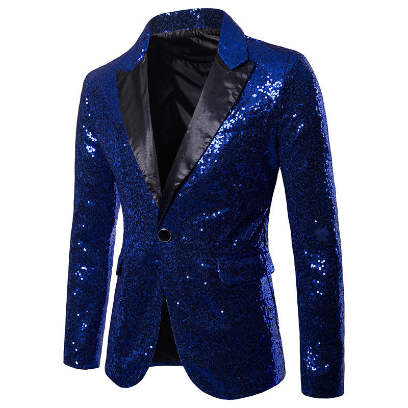 Herren Funktionsblazer mit Pailletten und klassischem Revers Berg-Feldt