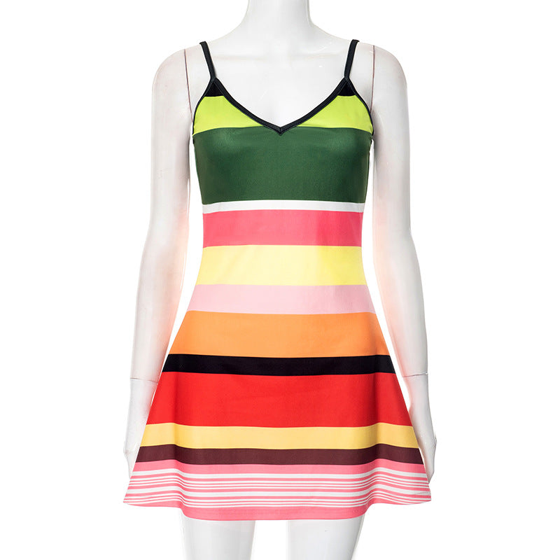 Robe décontractée à bretelles spaghetti berg-feldt pour femme