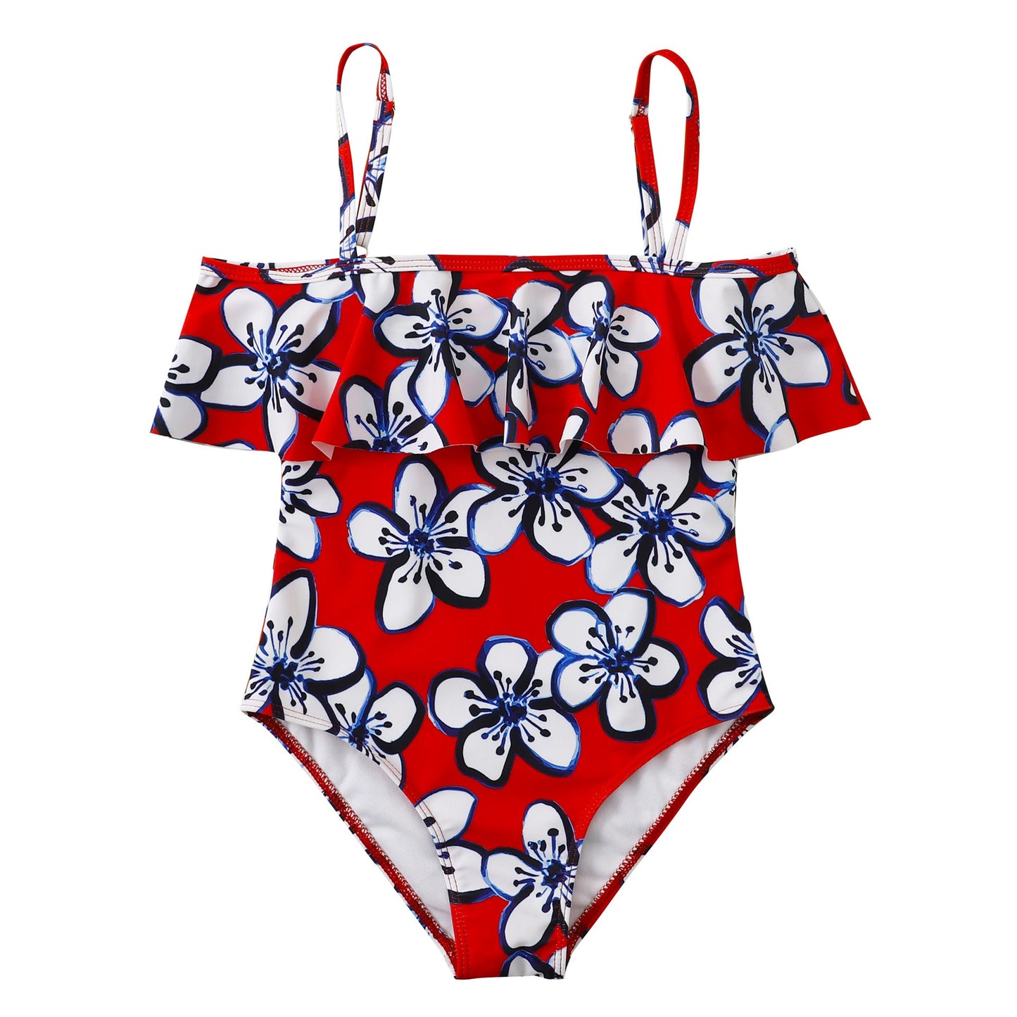 Maillot de bain pour femme Berg-Feldt à volants et motif floral