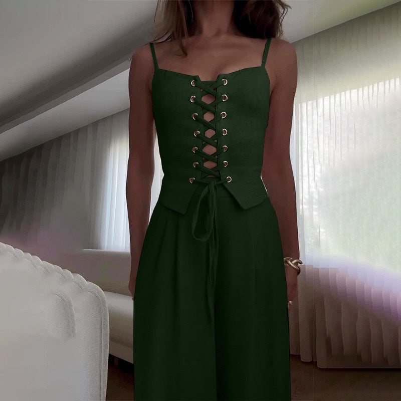 Corsage blouse for women with lacing detail Berg-Feldt