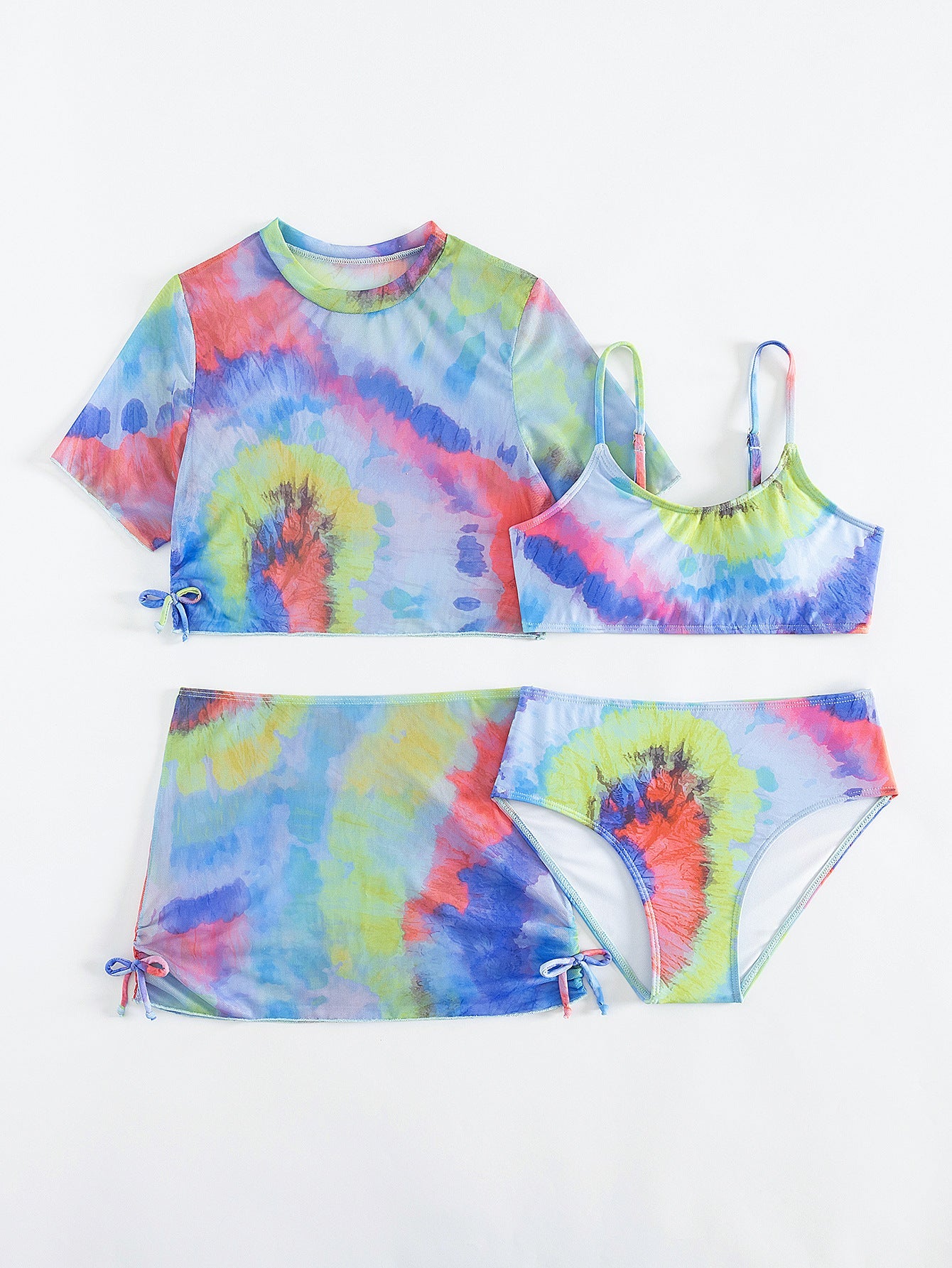 Ensemble de bikini pour femmes avec t-shirt et jupe portefeuille de berg-feldt