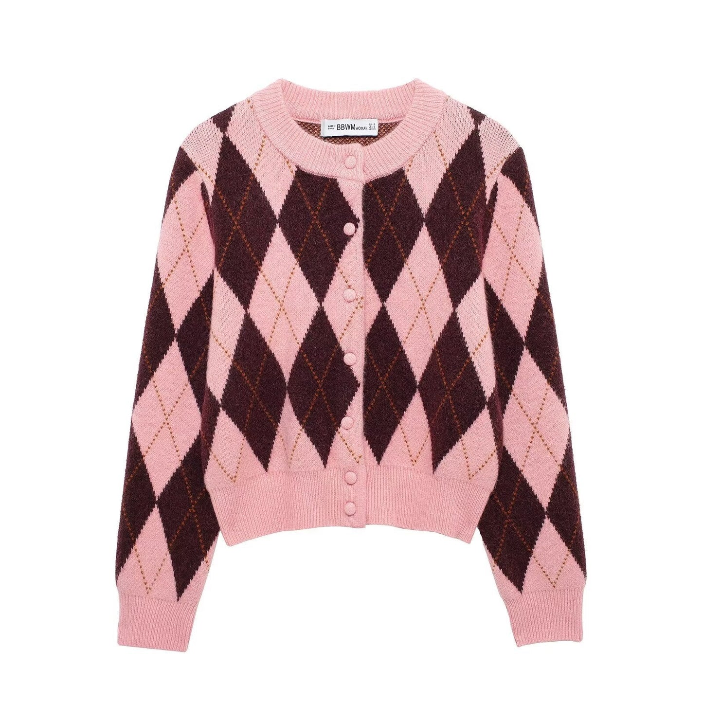 Cardigan Argyle Berg-Feldt pour femme