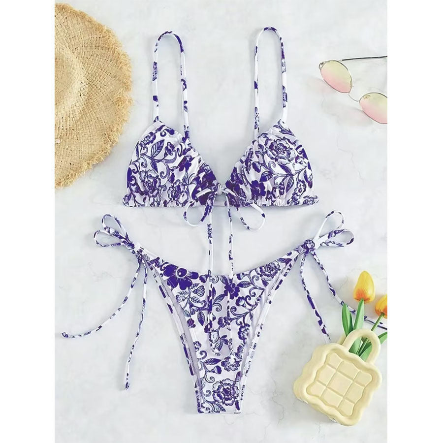 Ensemble bikini triangle fleuri pour femme Berg-feldt (1750838590)