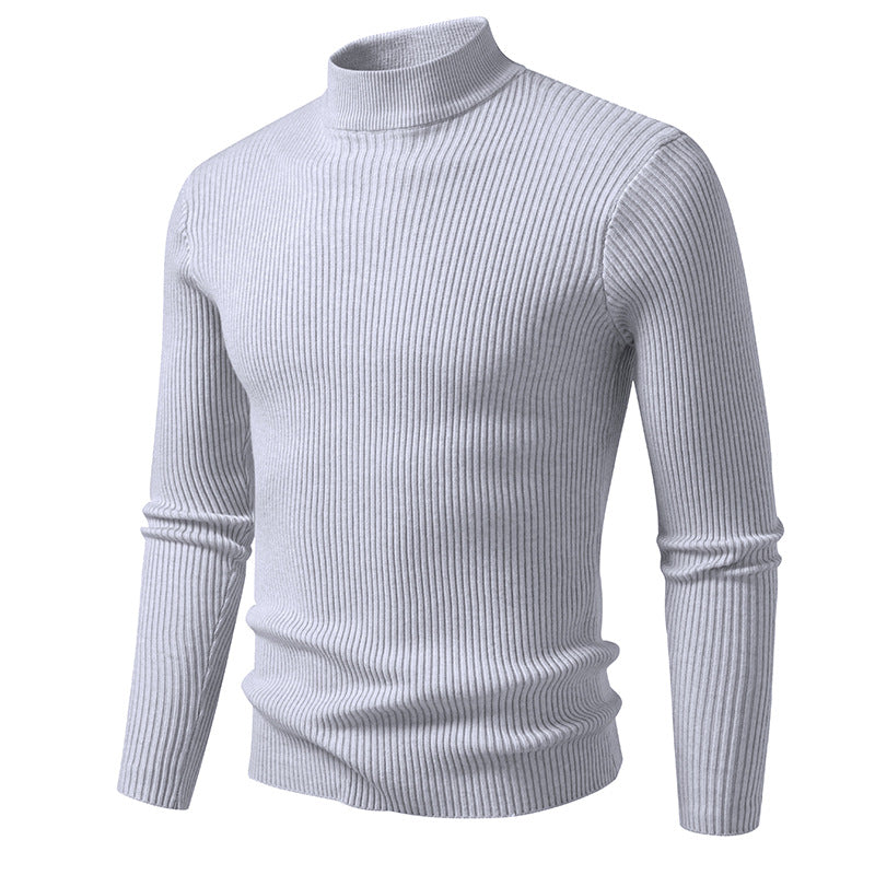Herren Hochwertiger Rollkragenpullover aus Rippenstrick Berg-Feldt