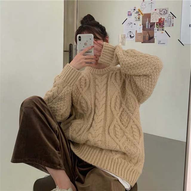 Berg-Feldt | Pullover Mit Zopfmuster Und Klassischem Look