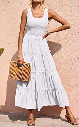 Robe longue étagée pour femme avec haut élastique de berg-feldt