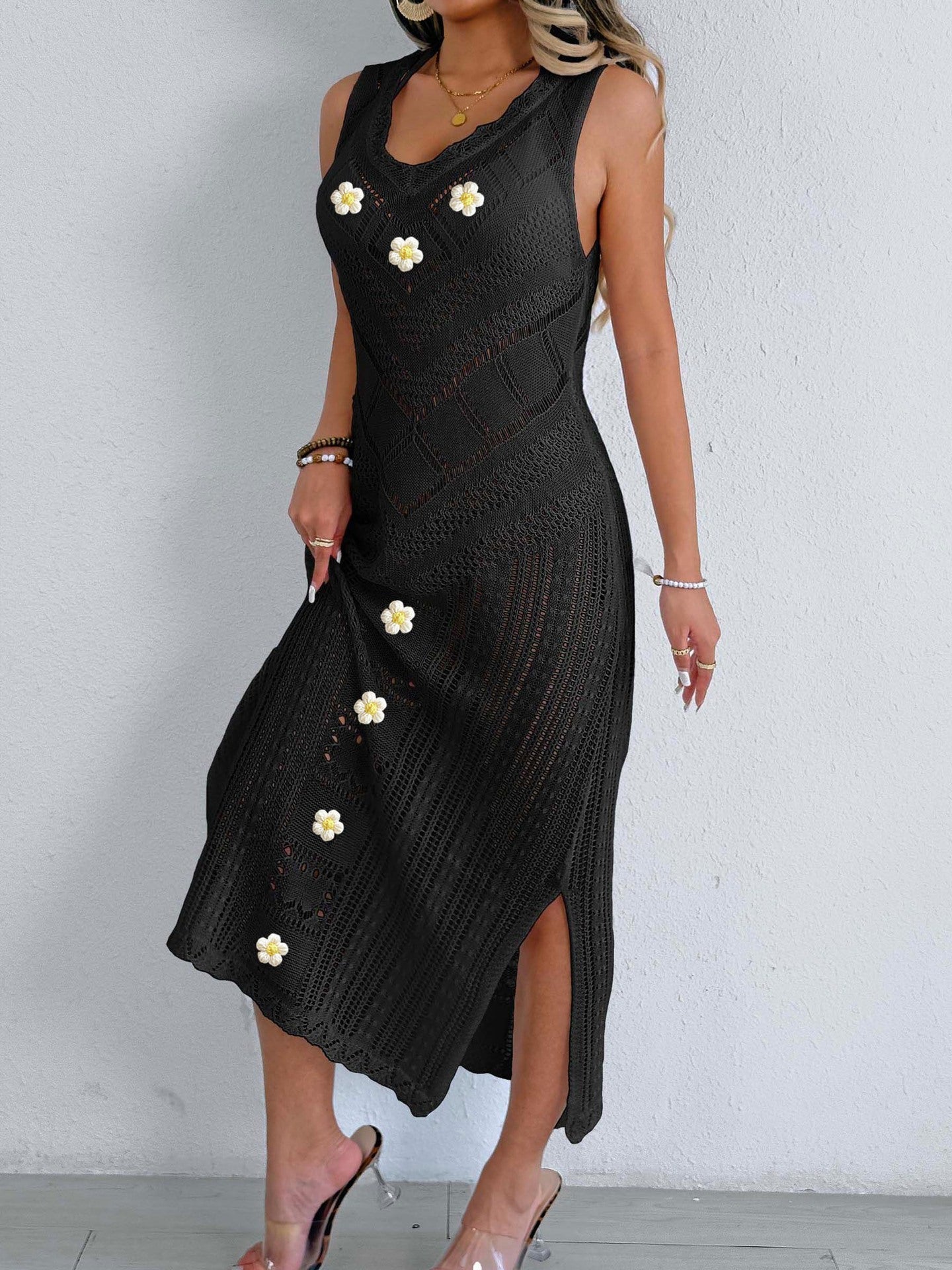 Robe pull midi Berg-feldt à motif floral pour femme