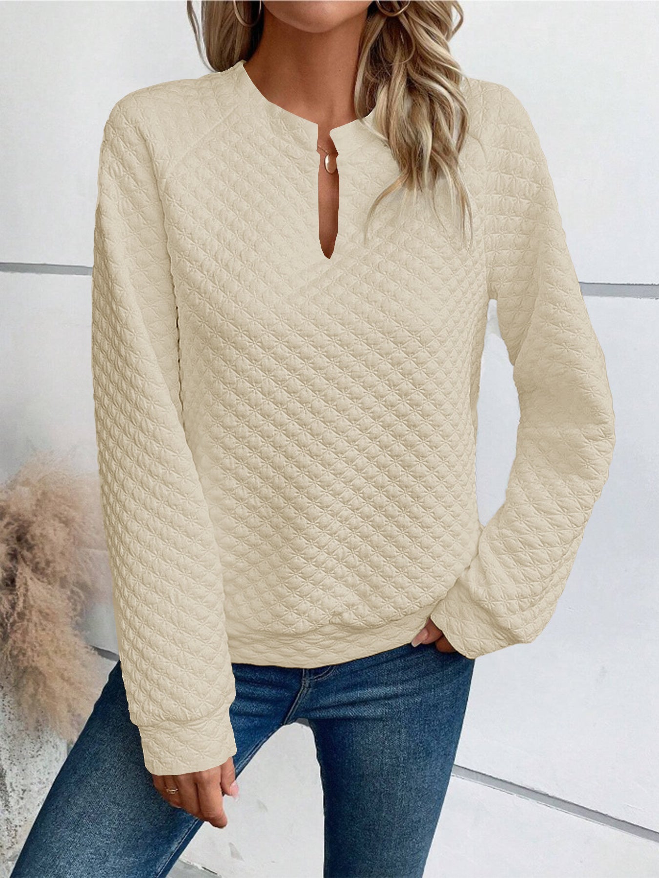 Damen Quilted Pullover Berg-Feldt