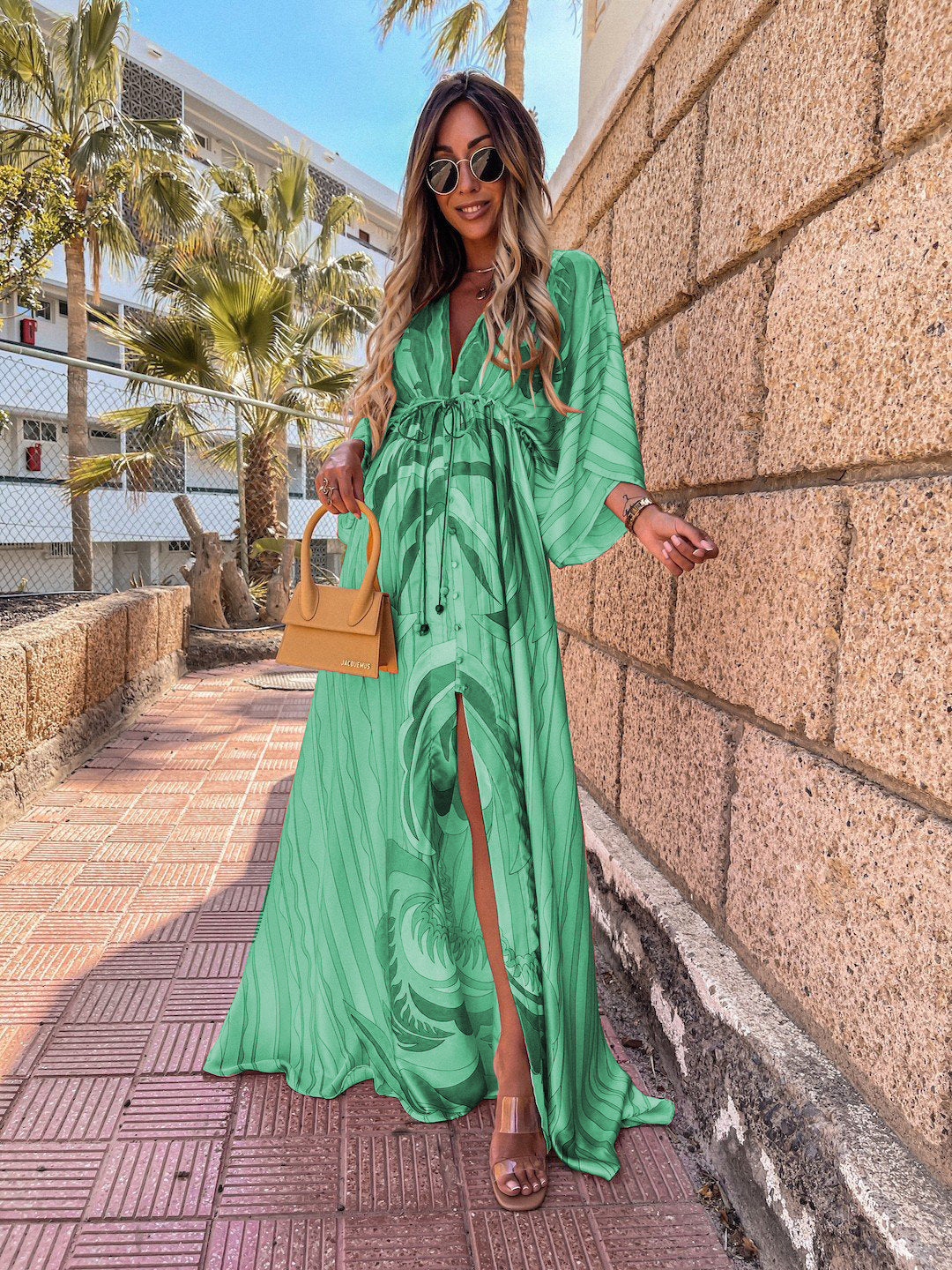 Maxi-robe décontractée pour femme avec imprimé graphique saisissant de berg-feldt