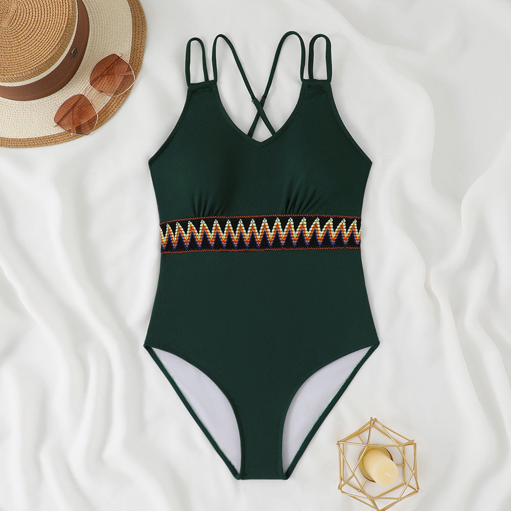 Maillot de bain dos nu croisé pour femme berg-feldt