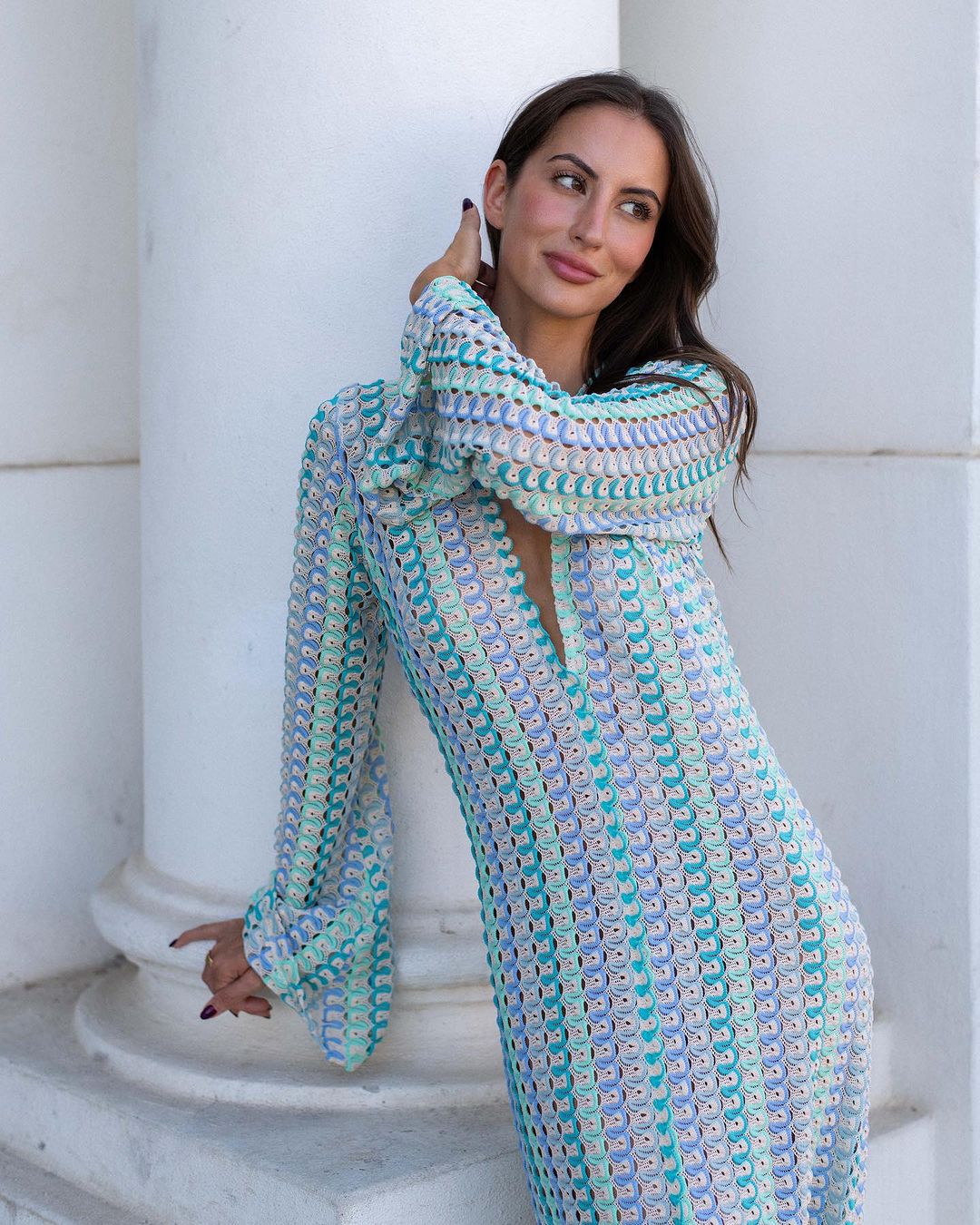 Robe longue bohème fluide pour femme berg-feldt