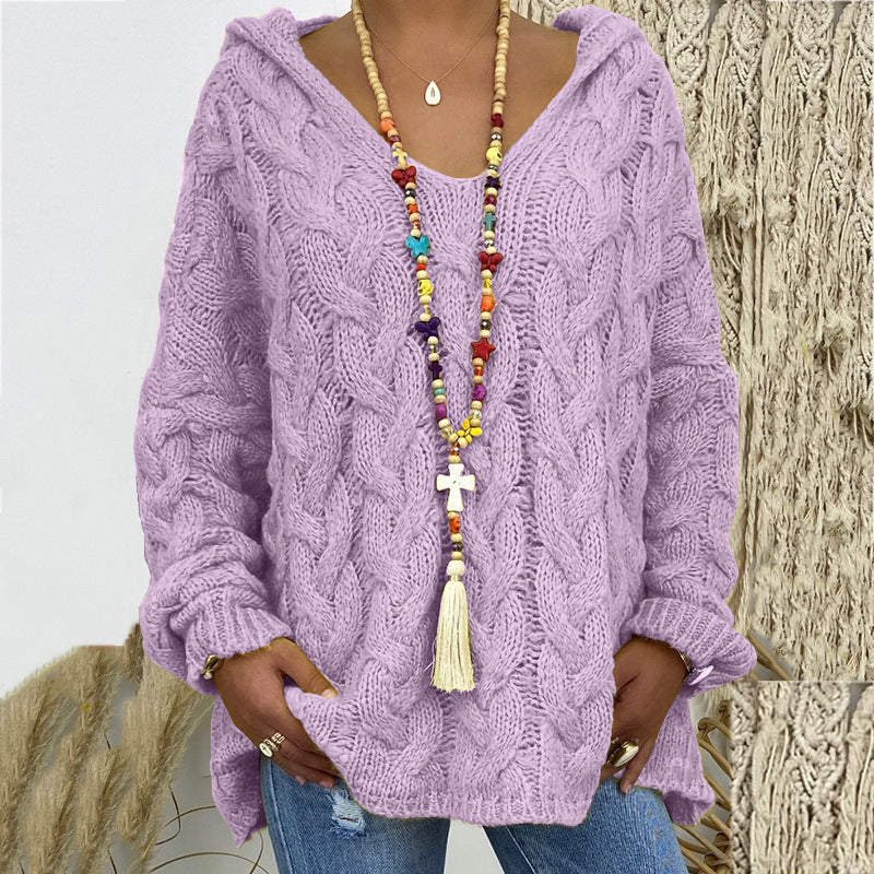 Sweat à capuche en V style Capri