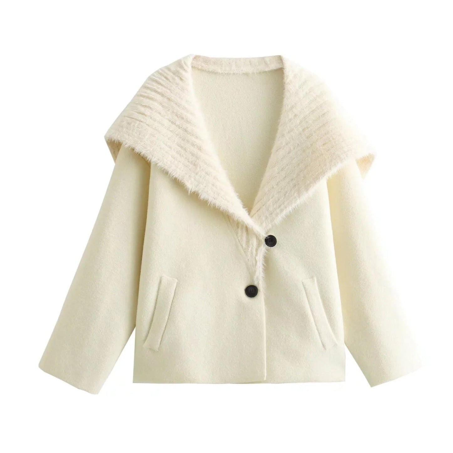 Doudoune polaire douillette pour femme avec large col Berg-Feldt