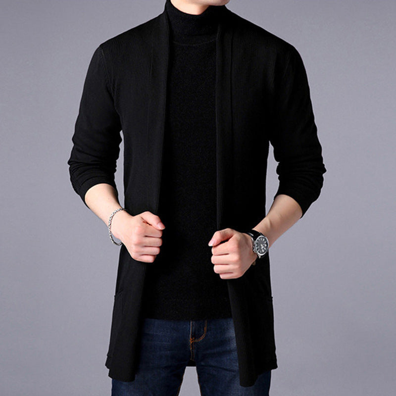 Herren Strickjacke mit offenem Schnitt und praktischem Taschen Berg-Feldt