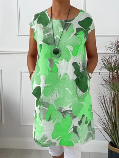 Robe de plage fleurie légère pour femme avec poches de berg-feldt