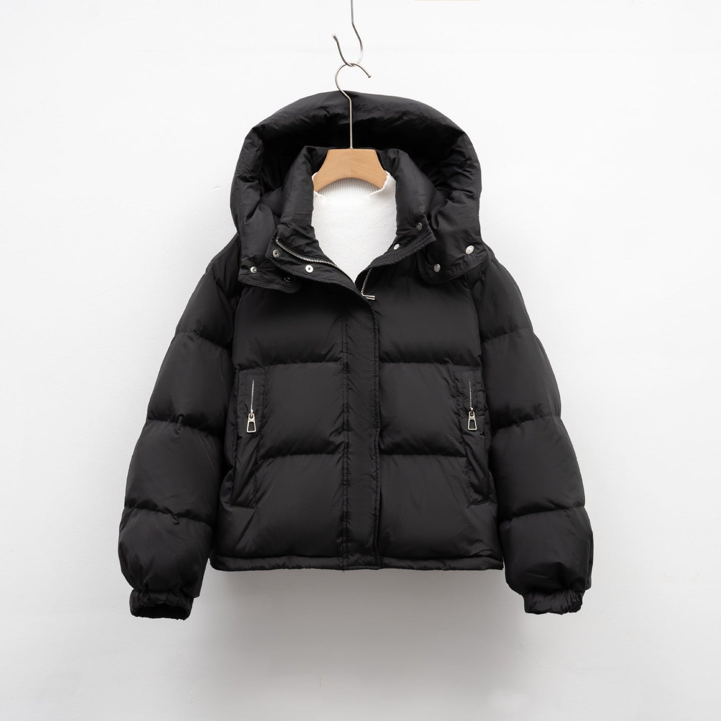 Damen Pufferjacke mit abnehmbarer Kapuze und voluminösem Schnitt Berg-Feldt