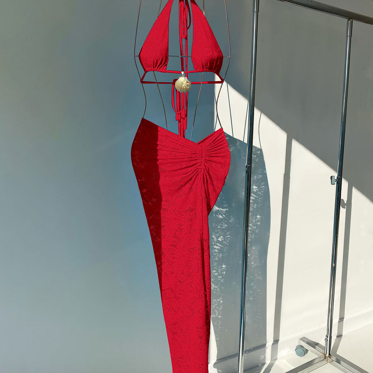Elegant women's bikini with sophisticated ruching by berg-feldt