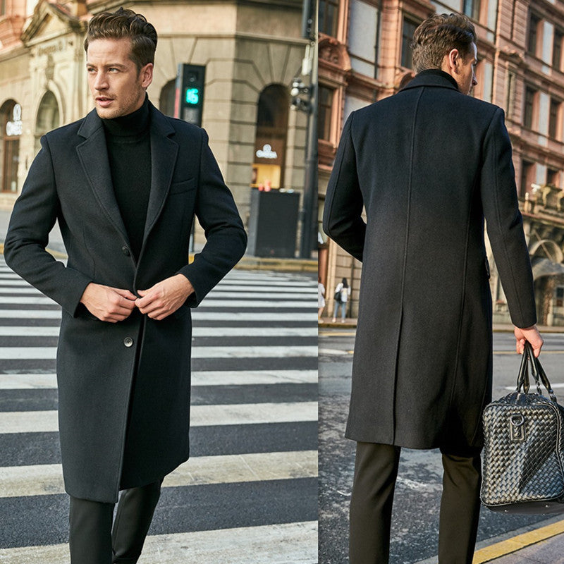 Manteau élégant pour homme, coupe ajustée et détails modernes Berg-Feldt