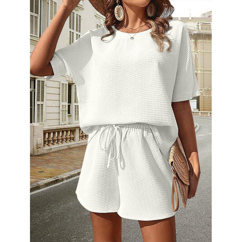 Ensemble décontracté pour femme, top et short taille élastiquée Berg-Feldt