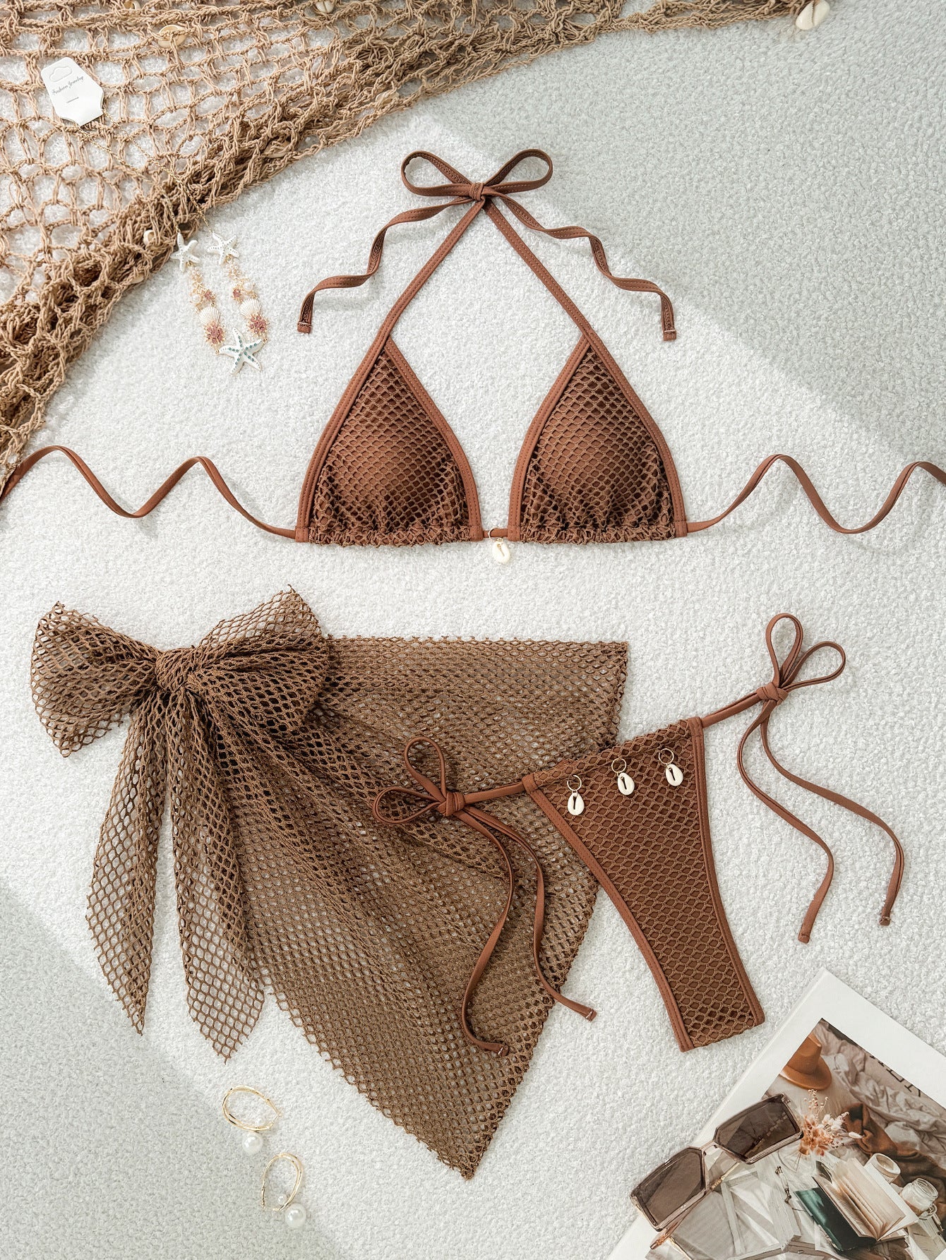 Ensemble de maillots de bain en maille pour femme Berg-feldt