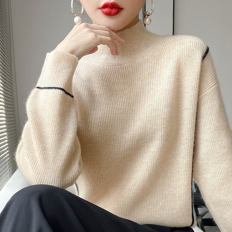 Berg-Feldt | Eleganter schlichter Rollkragenpullover