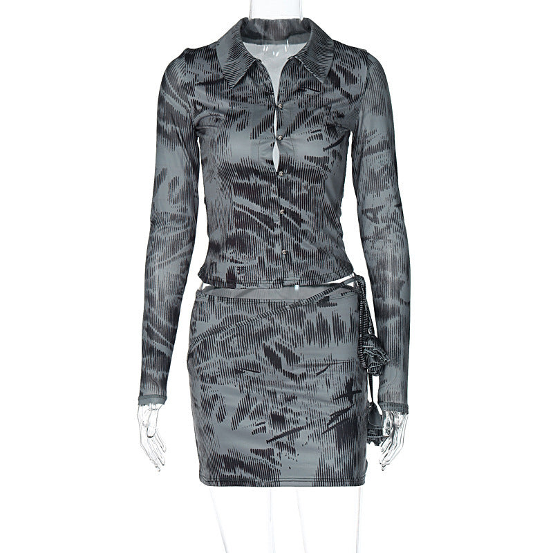 Robe courte élégante berg-feldt pour femme avec col et coupe ajustée