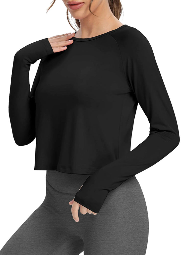Sportliches Damen-Langarm-Shirt mit Daumenlöchern von berg-feldt