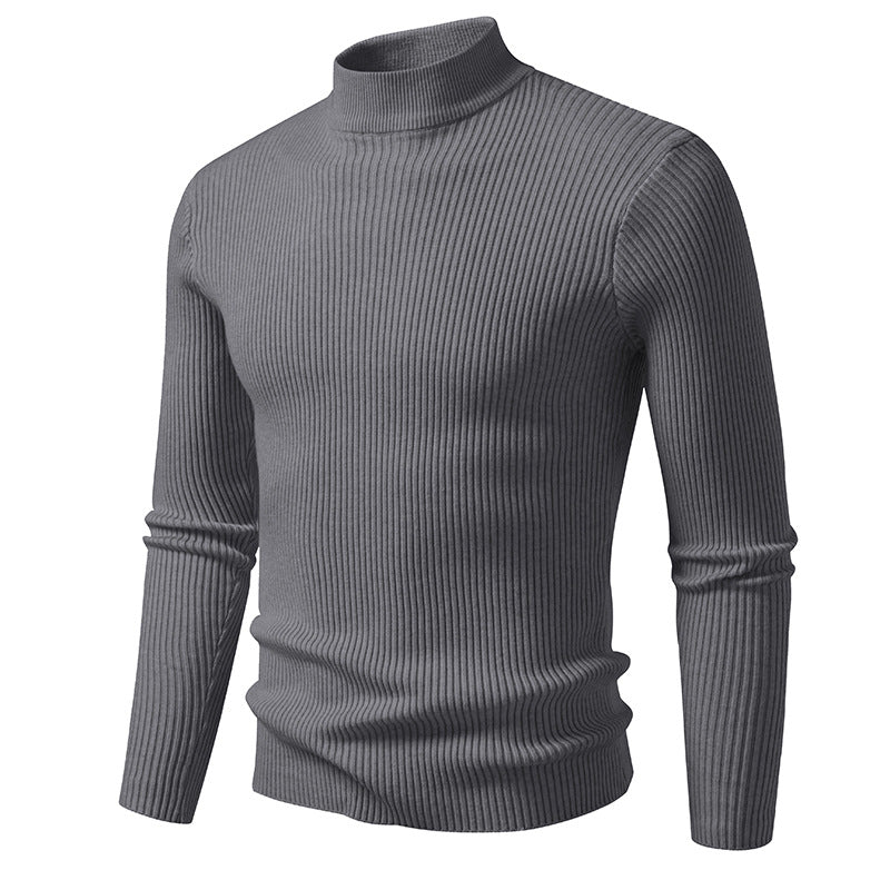 Herren Hochwertiger Rollkragenpullover aus Rippenstrick Berg-Feldt