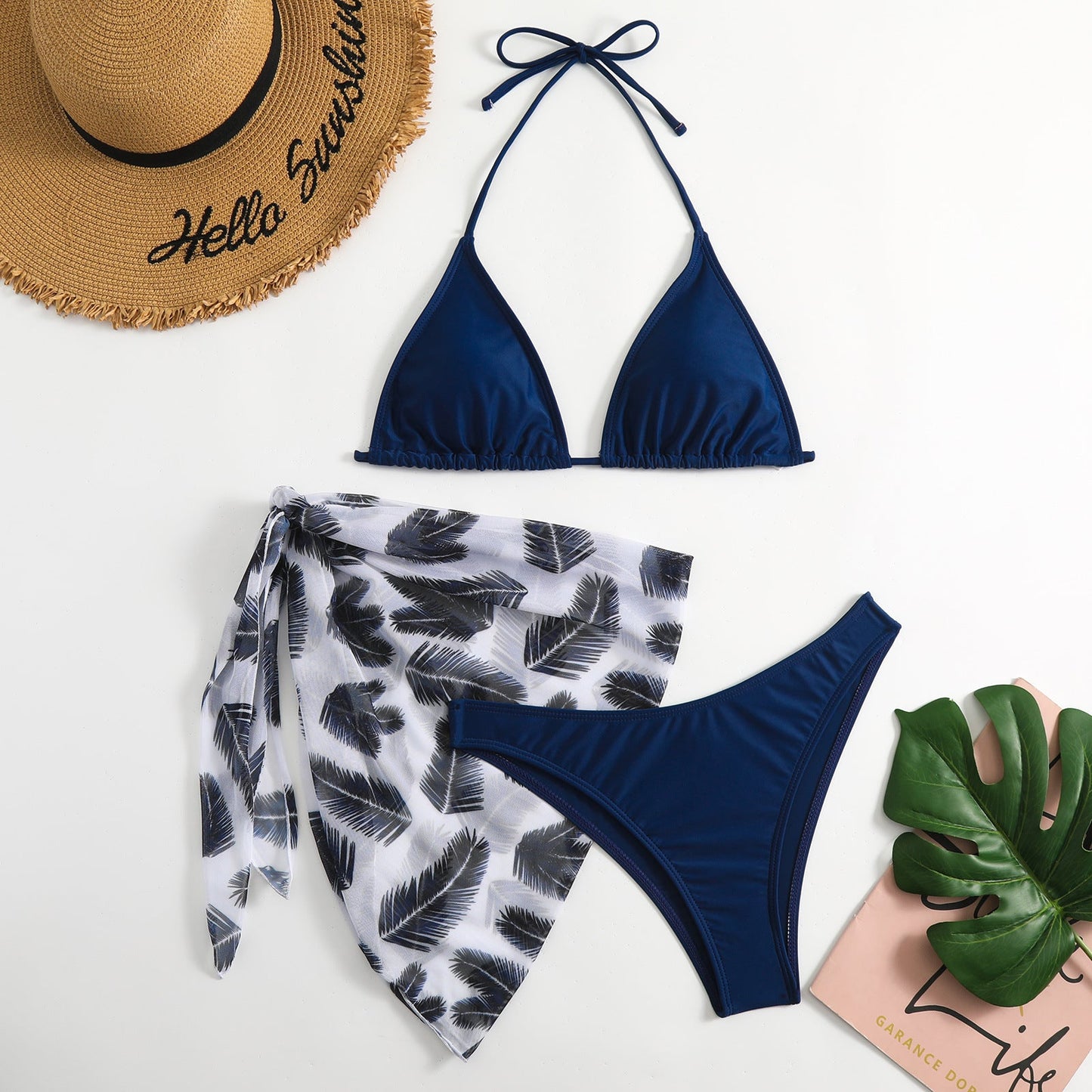 Ensemble bikini avec paréo transparent berg-feldt pour femme