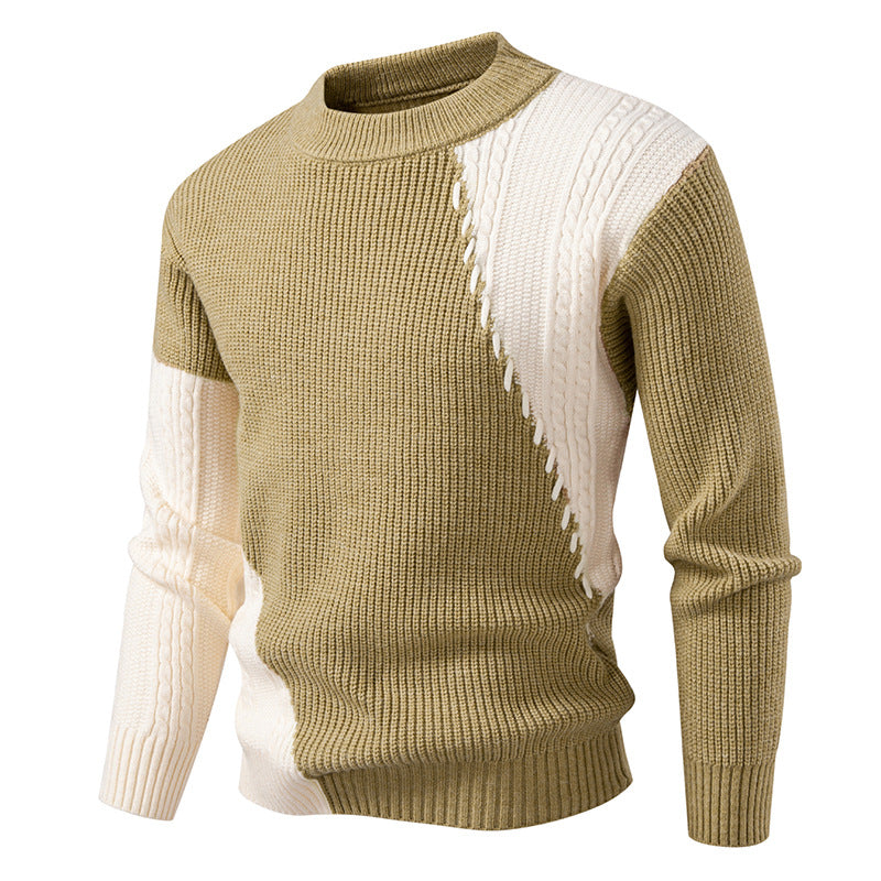 Pull tricoté à la mode pour hommes avec un design de câble unique Berg-Feldt