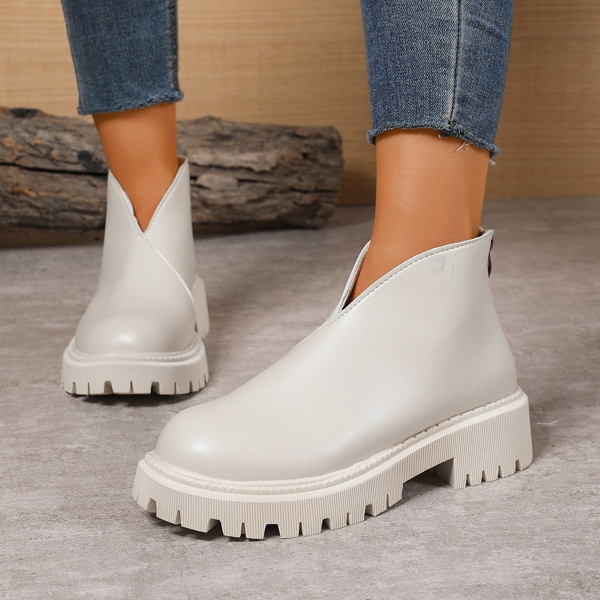 Dames Bottines Chelsea mode avec plateforme tendance et semelle antidérapante Berg-Feldt