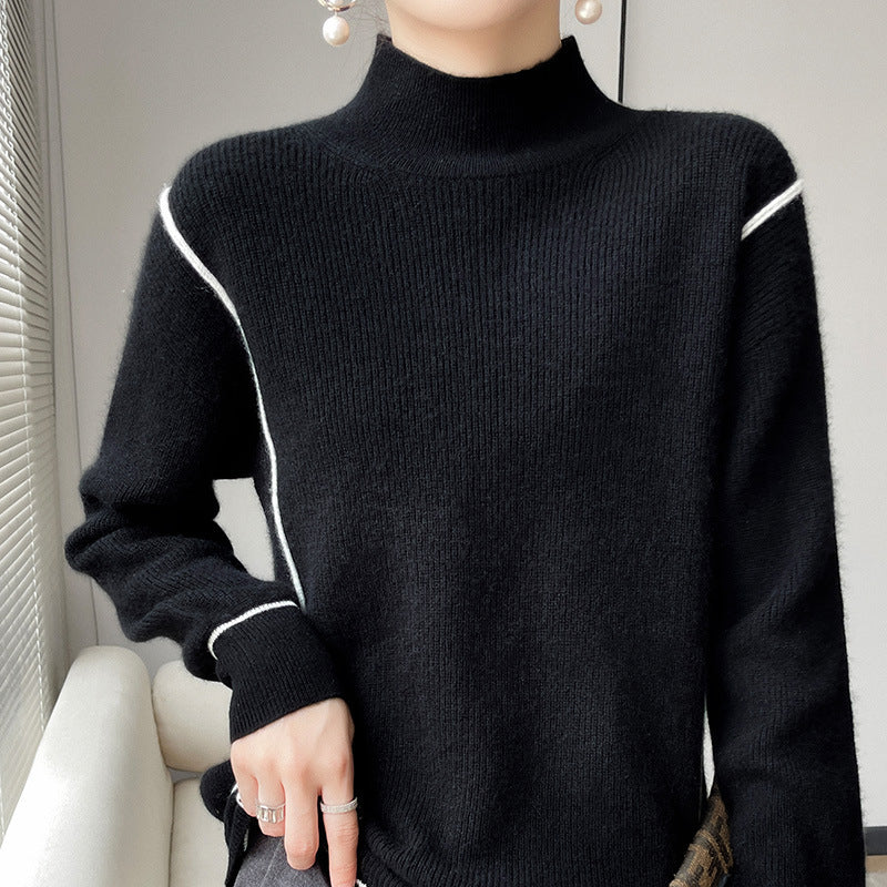 Berg-Feldt | Eleganter schlichter Rollkragenpullover