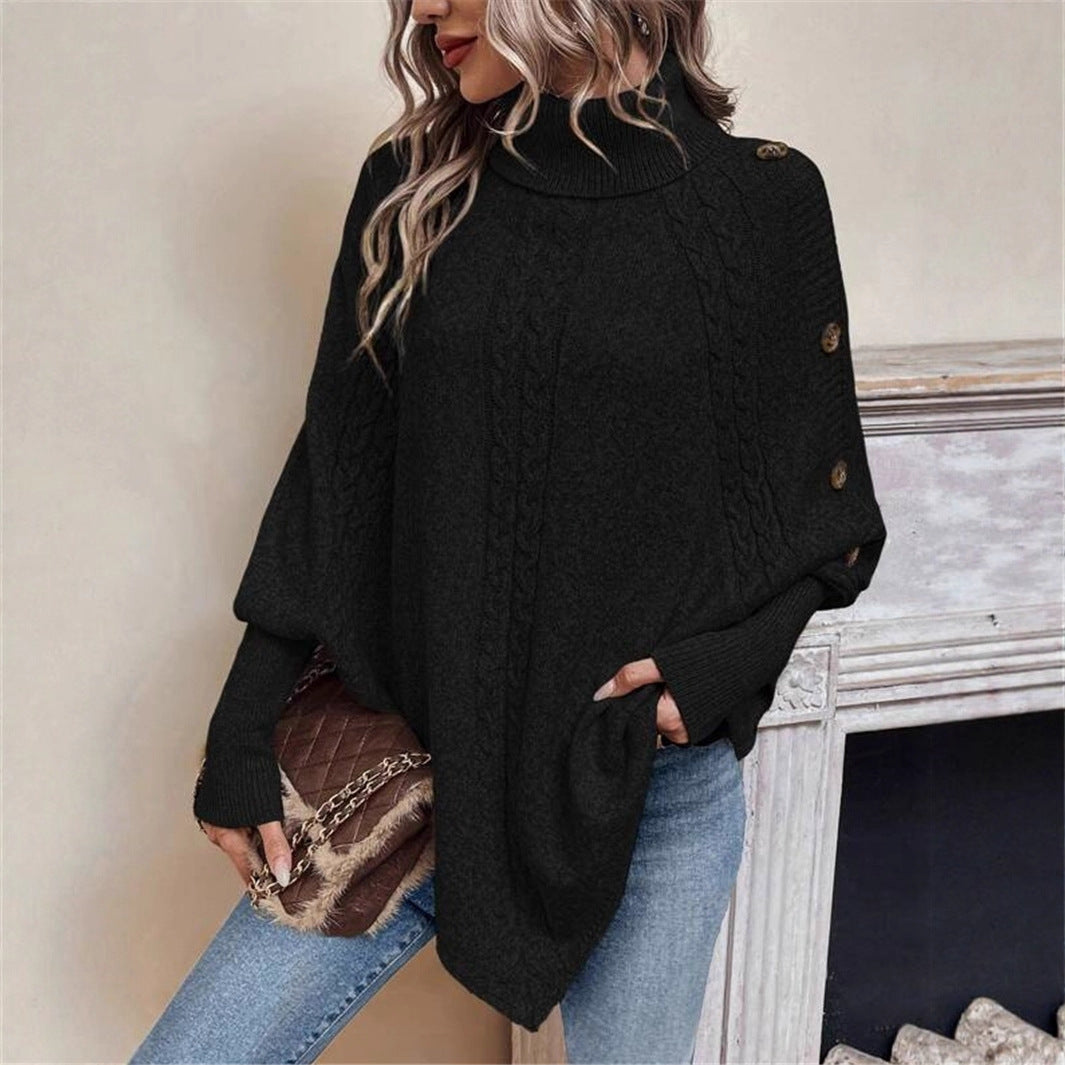 Damen élégant pull en maille à col roulé avec détails tendance Berg-Feldt