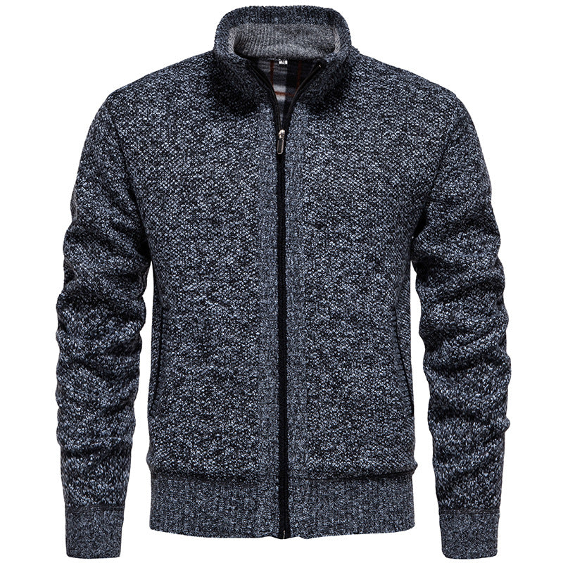 Cardigan élégant pour homme avec col montant et poches pratiques Berg-Feldt