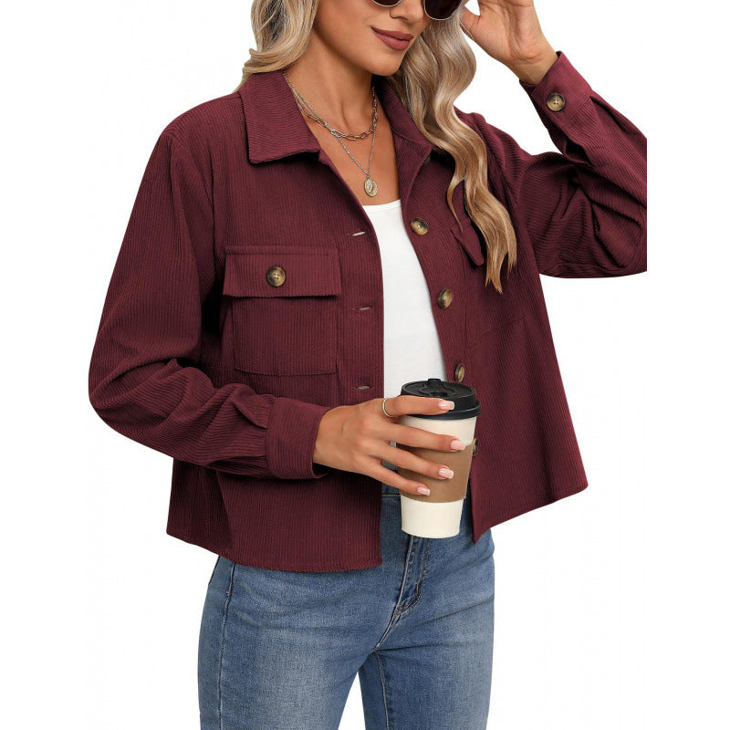 Veste femme tendance de style surchemise en tissu texturé de berg-feldt