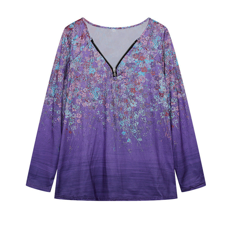 Chemisier femme manches longues motif floral berg-feldt