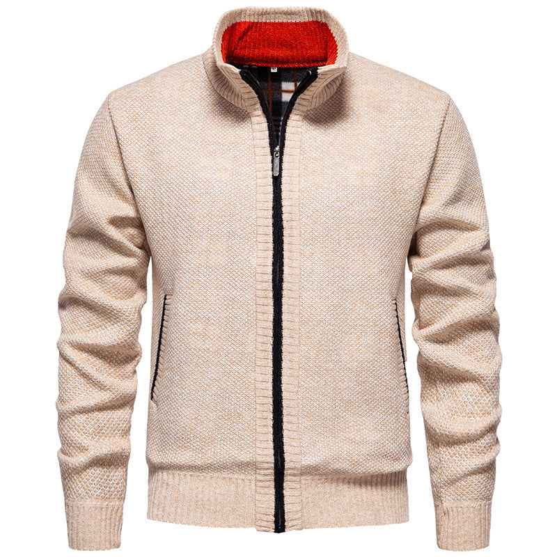 Cardigan élégant pour homme avec col montant et poches pratiques Berg-Feldt